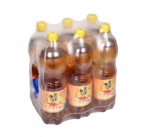 BURATİNO LİMON VE TURUNÇ AROMALI GAZLI İÇECEK 1LT ( 6 adet )