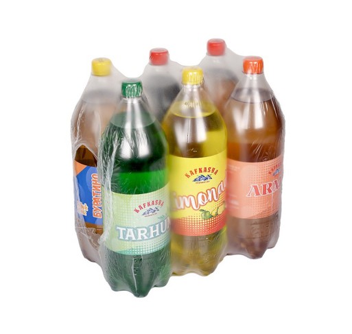 ÇEŞİTLİ DOĞAL AROMALI GAZLI İÇECEKLER 2LT ( 6 adet )