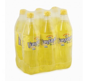 GAZLI DOĞAL LİMONATA İÇECEĞİ LİMONAD 1 LT ( 6 adet )