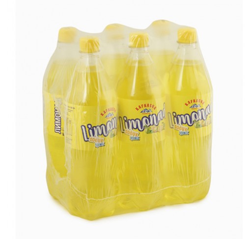 GAZLI DOĞAL LİMONATA İÇECEĞİ LİMONAD 1 LT ( 6 adet )