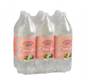 DOĞAL VANİLYA AROMALI GAZLI KREM SODA İÇECEĞİ 2 LT ( 6 adet )